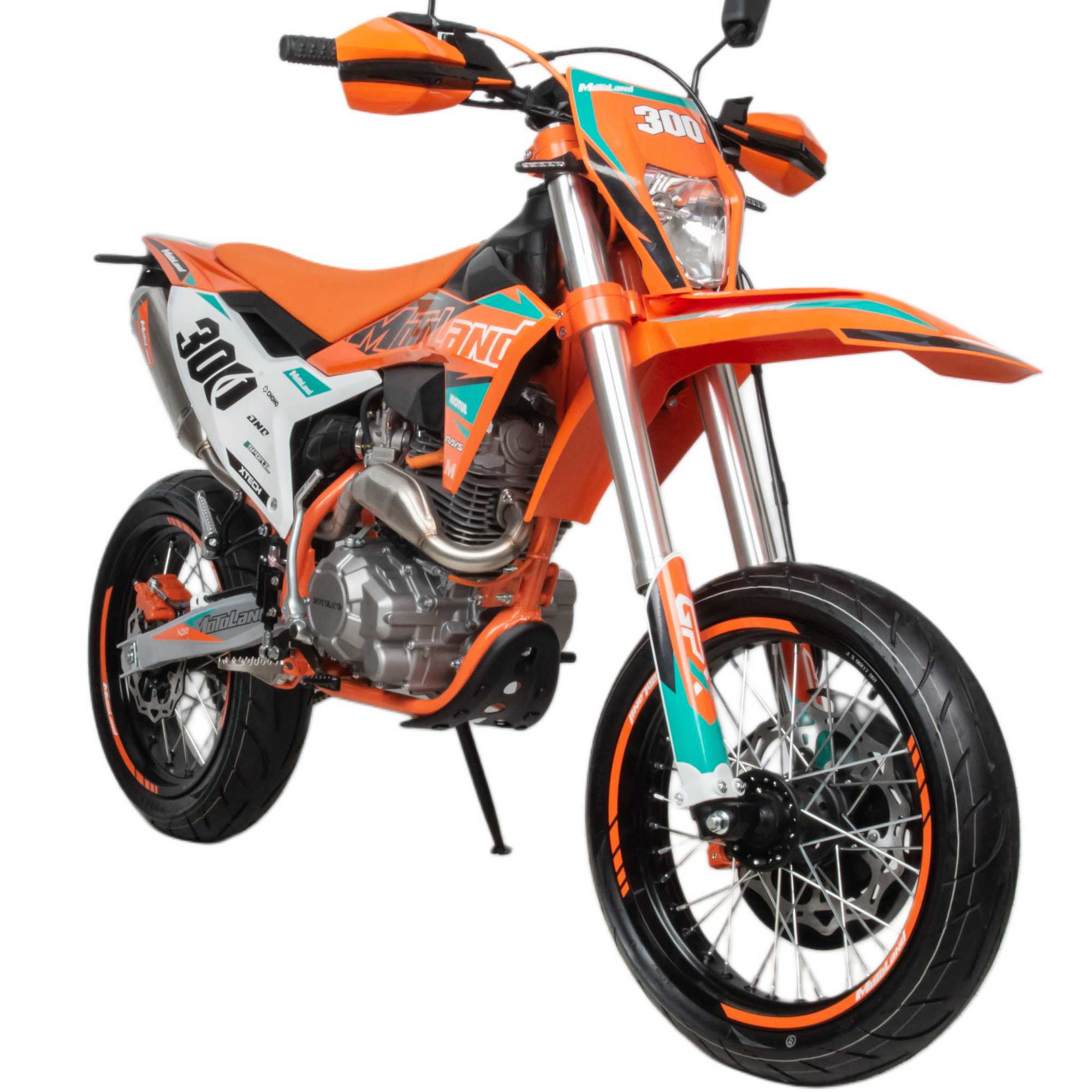 Мотоцикл Кросс Motoland SMX300 S4 (175FMM) 17/17 (мотард)  ПТС