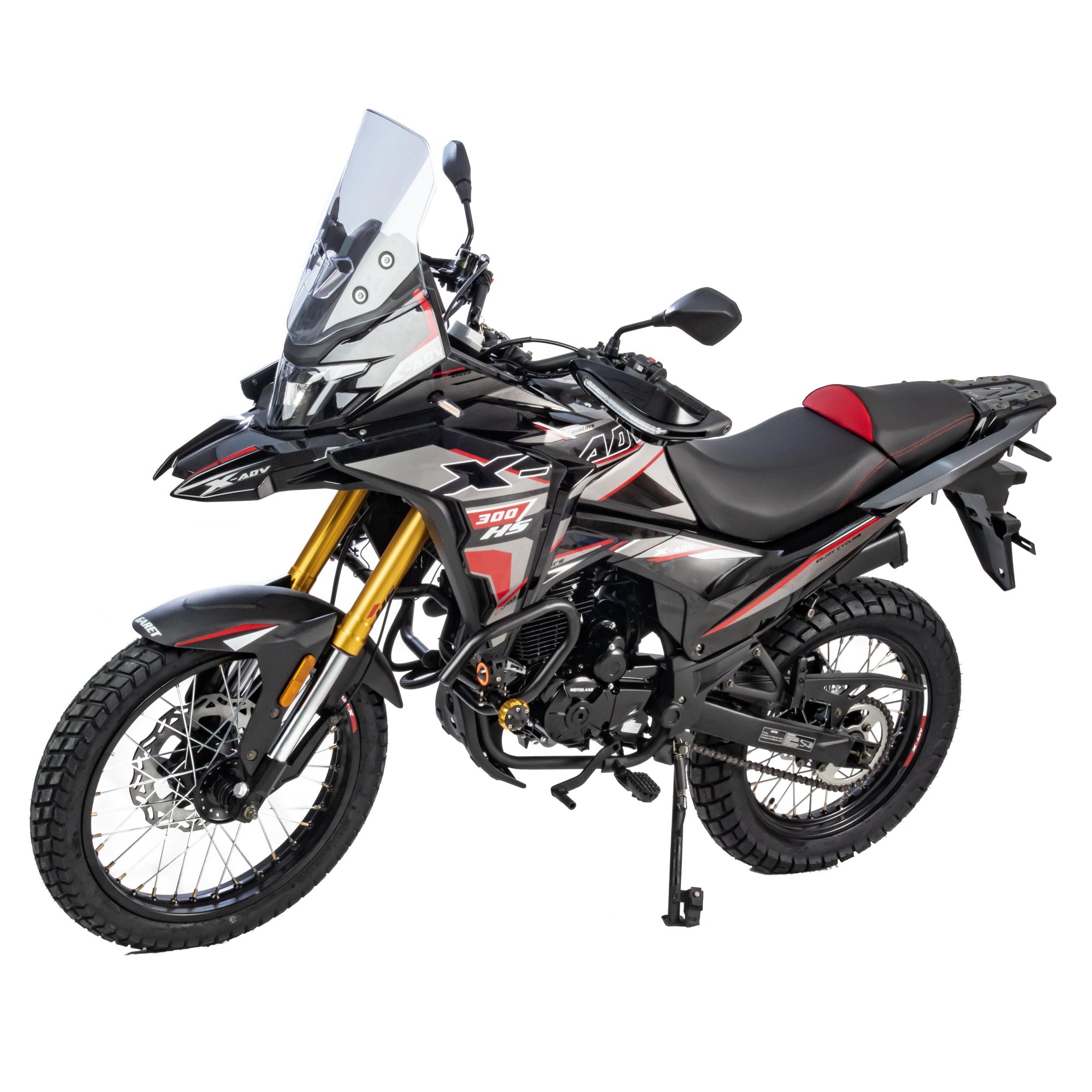 Мотоцикл Кросс 300 ENDURO GARET 19/17 черный